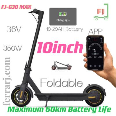 China Ferrarj.com Segway Ninebot G30 Max Same Model Folding Electric Scooter China Factories Supplier Foldable E Scooters for sale