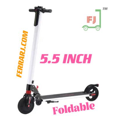 China FERRARJ.COM FJ-E8 FASION SIMPLE foldable 5.5INCH electric scooter CHINA factory e-scooter for sale