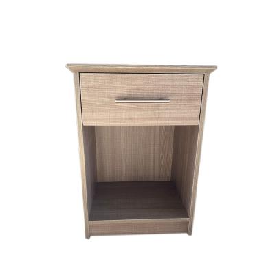 China Best Western Modern Hotel Modern Design Wooden Nightstand With Drawer for sale