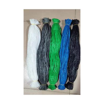 China High quality bag rope single bundle lifting durable using various short pp bundling rope/packing rope/braided rope for sale