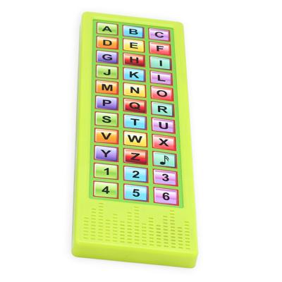 China Children educational electornic touch custom toy book ABC sound reading alphabet learning sound board for sale