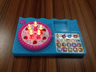 China The educational toy chidlren the cake led and sound music happy birthday module electornic talking book for sale