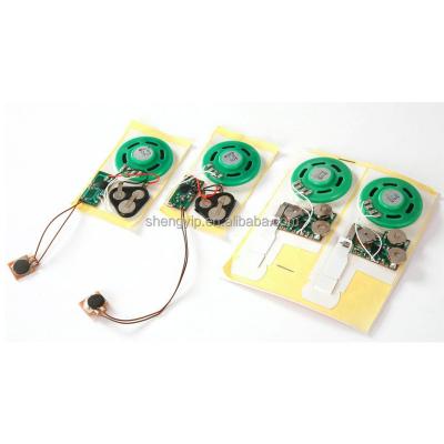 China Sound Module Customized Recordable Sound Module For Greeting Card With IC Chip for sale