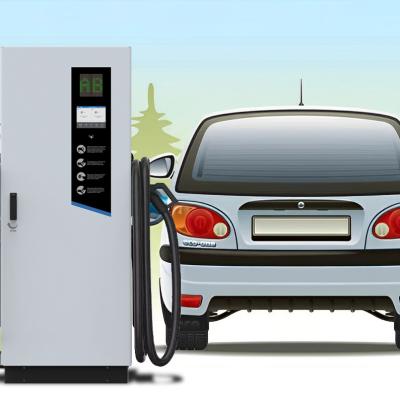 China Commecrial High Level DC EV Charger Electric Car Charger 120kw Charging Station DC Multiple EV Charging Station CCS Chademo PEVC3108E for sale