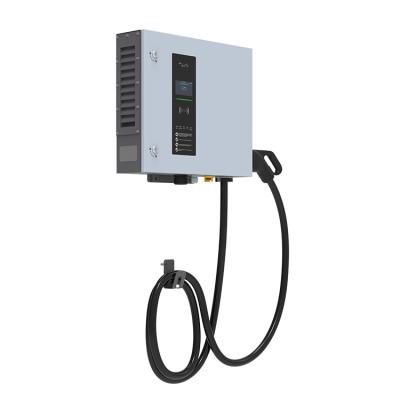 China Wall Box Charging Station DC 30KW Charger Role or Wall Mount Electric Vehicle Charging Pile PEVC3401E for sale