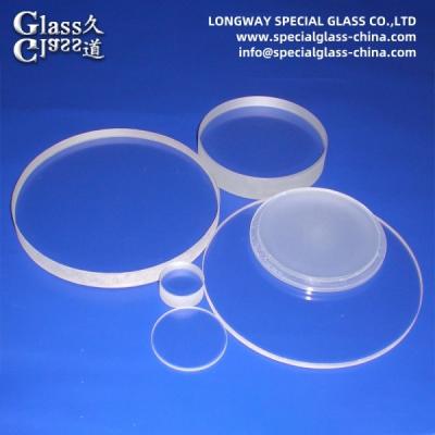 China JGS1 JGS2 Bk-7 Lentes de vidrio óptico de cristal de cuarzo óptico en venta