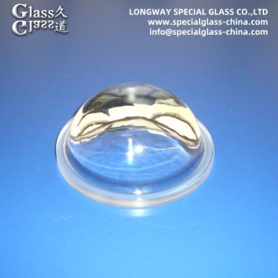 China Irregular Polished Borosilicate Glass Led Cob Lens For Mining Lamp Lens for sale