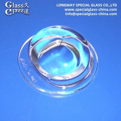 China Customized Optical Borosilicate Glass Led Diffusing Lens Led Light Lens for sale