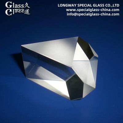 China Customized Coating Bk7 Optical Glass Prism Lenses For Telescopes for sale