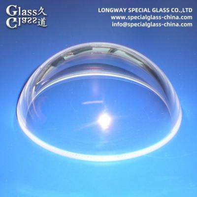 China Bk7 Fused Silica Optical Dome Lens For Underwater Photography for sale