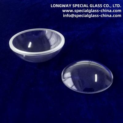 China Bk7 JGS1 JGS2 Optical Glass Dome Lenses Applying For Camera And CCTV for sale