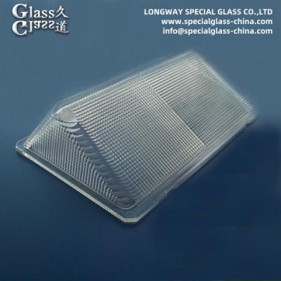 China High Optical Clarity Borosilicate Glass Lamp Cover For Industrial Light Lens for sale