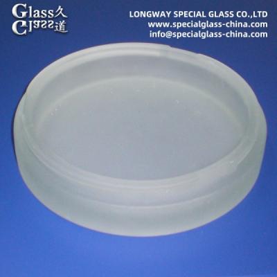 China Customized Frosted Soda Lime Glass Light Covers / Lighting Glass Cover for sale