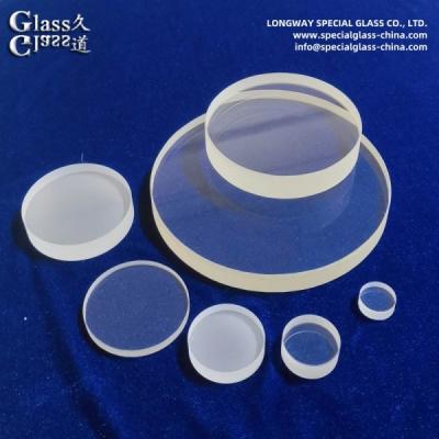 China Optical Borosilicate Sight Glass and Window Lenses High Transmission Over 90% for sale