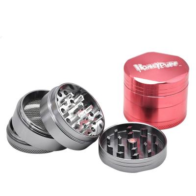 China Durable Portable Herb Grinder BEYOU Alloy Aluminum Alloy 55Mm 76Mm Spice Aluminum Smoking Herb Grinder for sale