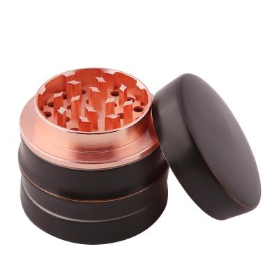 China New Design Matel Herb Grinder BEYOU 63Mm 4 Blanks Teeth Herb Grinder Tobacco CNC Ceramic Grinder for sale