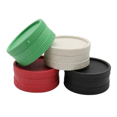 China Multifunctional Herb Tobacco Plastic Biodegradable Herb Storage Herb Grinder BEYOU 55mm Plastic Grinder for sale