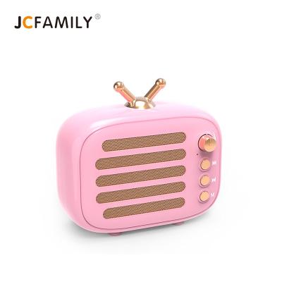 China JCFAMILY Wireless PORTABLE SPEAKER FACTORY WHOLESALE PRICE AT BEST QUALITY RATRO ITEM for sale