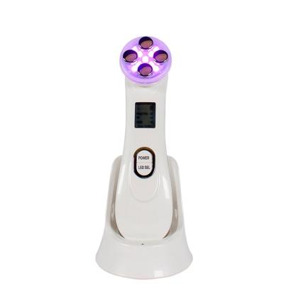 China Skin Tightening Portable Face Lift Tighten EMS Radio Frequency Instrument Radio Facial Skin Tightening Beauty Device for sale