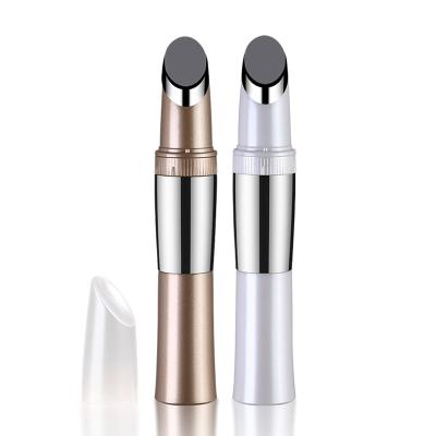 China Skin Rejuvenation Private Label Sonic Vibration Heating Mini Eye Massager for sale