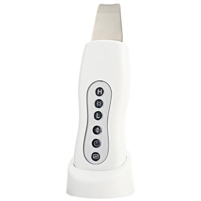 China Because-1706 Rechargeable Dermasonic Skin Exfoliators Dead Face Skin Ultrasonic Skin Scrubber for sale