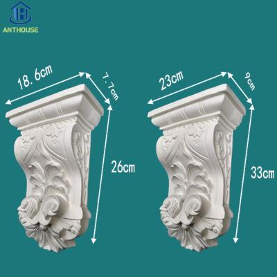 China Wholesale Cheap Eco-friendly Rigid Polyurethane Foam Price Wooden Braces For Decoration Lion Brace for sale