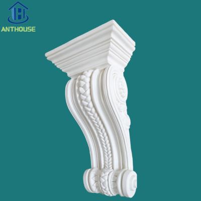 China Best Price Popular Wholesale Polyurethane Rigid Polyurethane Foam Wood Braces For Decoration Lion Brace for sale