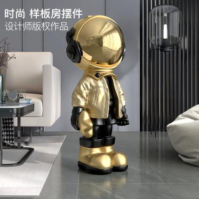 China Sofa Bed Fiberglass Reinforced Astronaut Living Room Art Ornaments Plastic Hand-Cut Large-Scale Indoor Action Figure for sale