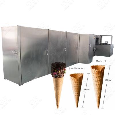 China Automatic Biscuit Ice Cream Cone Production Line Rolled Sugar Cone Machine Biscuit Cone Machine for sale