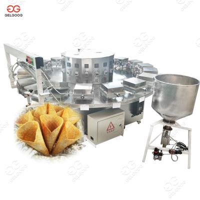 China food & Beverage Factory Gelgoog Ice Cream Cone Baking Commercial Waffle Cone Machine for sale