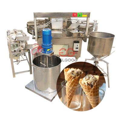 China High Output Commercial Automatic Ice Cream Waffle Cone Machine for sale