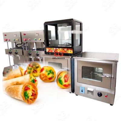 China food & Automatic Beverage Factory Hot Sale Molding Oven Pizza Cone Machine For Sale for sale