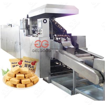 China food & Full Automatic Wafer Cookie Production Line Beverage Factory China Wafer Cookie Making Machine for sale