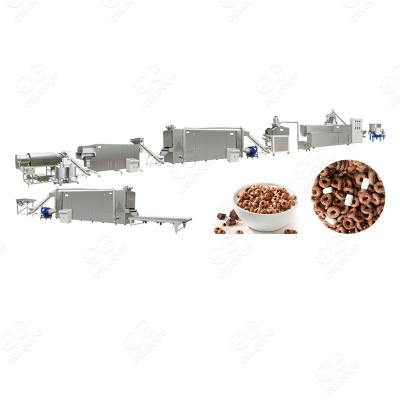 China Full Automatic Automatic Oat Flake Production Line Breakfast Oatmeal Cereal Chocolate Making Machine for sale