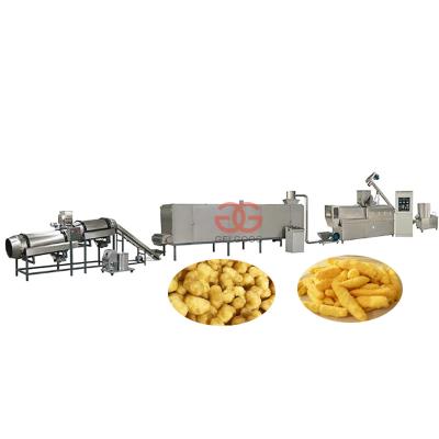 China 100Kg/H Full Automatic Puff Corn Chips Extrusion Puffed Oatmeal Snacks Extruder Machine for sale