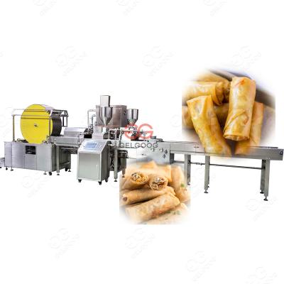 China food & Beverage Factory High Efficiency Egg Roll Machine Spring Roll Pastry Egg Roll Forming Machine for sale