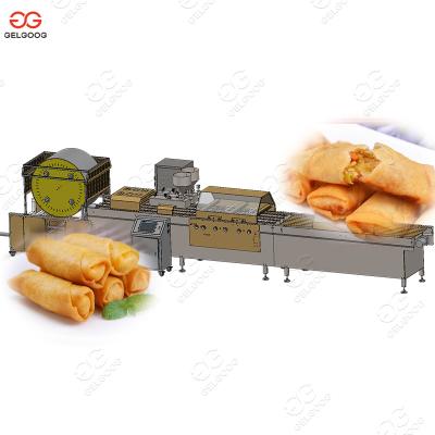 China food & Beverage Factory Egg Roll Maker Vietnamese Lumpia Spring Roll Making Machine Automatic for sale