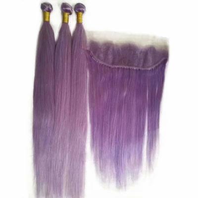 China Body Wave 10A Grade High Quality Remy Virgin Purple Human Hair Weave for sale