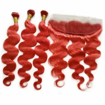 China High Quality Cheap Burmese Cambodian Kinky Curly Red Red Purple Weave Body Wave Ombre Hair Extension for sale