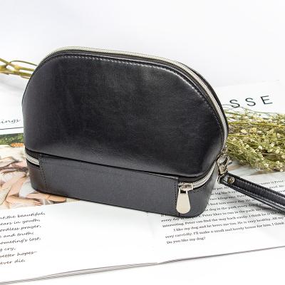 China Wild Handmade Multifunctional Black Mini Portable Travel Jewelry Case Makeup Box Storage Bag for sale