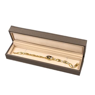 China Popular simple new elegant satin gold low-key luxury gift packaging watch case bracelet box luxury for sale