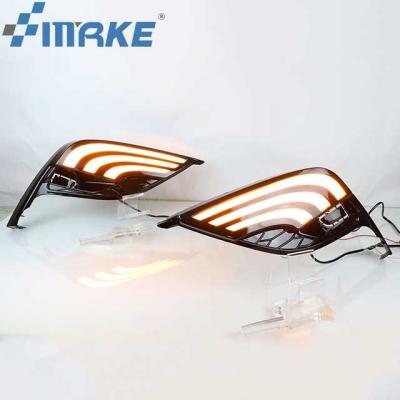 China Driving light Smrke +Signal led drl daytime running light for Toyota Camry fog lamp drl 2021 daylight 12V for sale