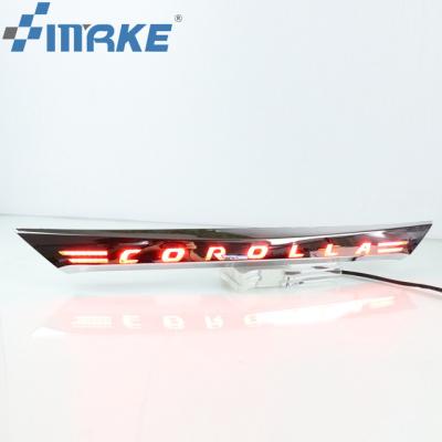 China ABS+LED For Toyota Corolla Altis 2014 - 2018 Rear Bumper DRL LED Trunk Tail Light Reflector Brake Lamp Rear Spoiler Lamp for sale