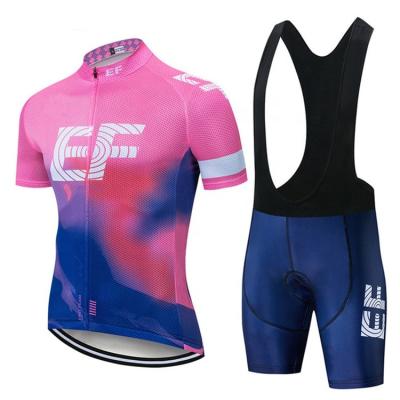 China Breathable Logo Design Bike Jersey Women Custom Clothing Cycling Wear Set Mesh Quick Dry Bicycle Wear Unisex Set for sale