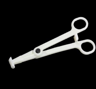 China 1 Piece Punk Plastic Disposable Piercing Clear Tool Body Body Ear Lip Navel Nose Tongue Septum Forceps Clamp Clamp Body Punch for sale