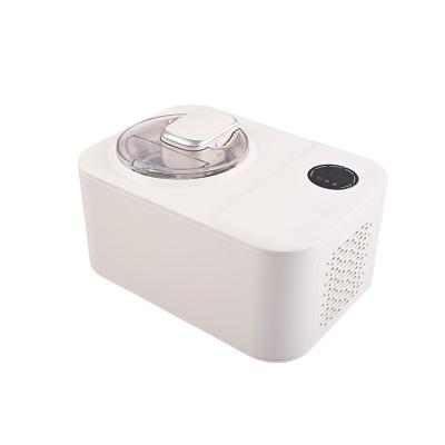 China New 120V 2022 1.2L Portable Household Ice Cream Maker Compressor Smart Ice Cream Maker for sale