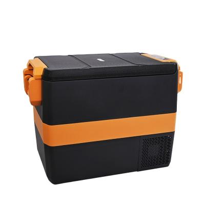 China Hot Selling Compressor Outdoor Camping Mini Fridges 40L 12V 24V Portable Car Refrigerator with App Control for sale