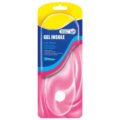 China Self Adhesive And Comfortable Sleek Step Clear Cushioning Insoles For Flats for sale