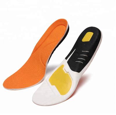 China Best Selling Flexible Attenuation Reduces Stress Orthotic Silicone Foot Insole for sale