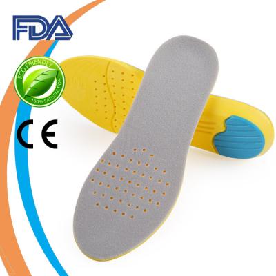 China Daily Fatigue Shoes Upper Anti Cushioning Shock Absorption Daily Wear PU Sports Shoe Insoles for sale